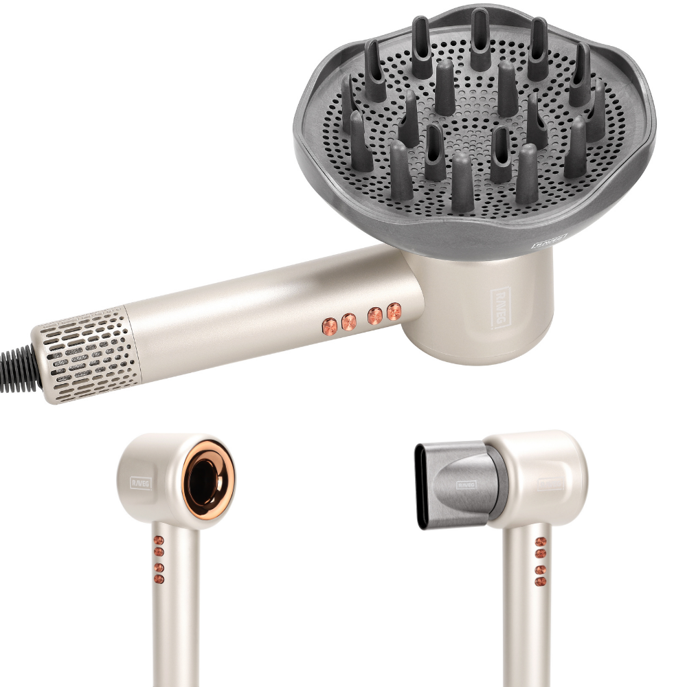 RAVEG Hyperpower ® Gold - ASCIUGA I TUOI CAPELLI IN TEMPO RECORD