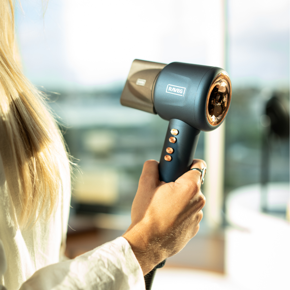 RAVEG Hyperpower ® Navy blue - Asciuga i tuoi capelli in tempo record